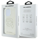 Karl Lagerfeld KLHCP16XHKHDCELT Apple iPhone 16 Pro Max hardcase IML Rhinestones Karl Head transparent