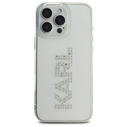 Karl Lagerfeld KLHCP16XHKLSTDCT Apple iPhone 16 Pro Max hardcase IML Rhinestones Logo transparent