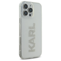 Karl Lagerfeld KLHCP16XHKLSTDCT Apple iPhone 16 Pro Max hardcase IML Rhinestones Logo transparent