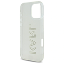 Karl Lagerfeld KLHCP16XHKLSTDCT Apple iPhone 16 Pro Max hardcase IML Rhinestones Logo transparent