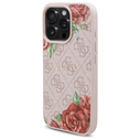 Guess GUHMP16XP4ROPEMCP Apple iPhone 16 Pro Max hardcase 4G Flowers Print MagSafe pink