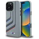 BMW BMHMP16X23SLIG Apple iPhone 16 Pro Max hardcase Silicone Turning Lines MagSafe grey