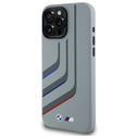 BMW BMHMP16X23SLIG Apple iPhone 16 Pro Max hardcase Silicone Turning Lines MagSafe grey