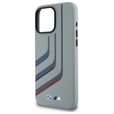 BMW BMHMP16X23SLIG Apple iPhone 16 Pro Max hardcase Silicone Turning Lines MagSafe grey