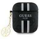 Guess GUA2P4RPSK Apple AirPods 1/2 cover 4G Printed Stripes Charm black
