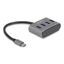 USB Hub Delock Type-C 63223, 4x USB 3.2 Gen 1 θύρες, 5Gbps, γκρι