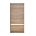 Shoe Cabinet with Four Doors - Optional Ventilated Back TORI 73x26x157 cm