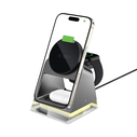 Tech-Protect QI15W-A43 3in1 Magnetic MagSafe Wireless Charger Black