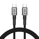 Tech-Protect Ultraboost DNA USB-C / USB-C Cable PD60W/3A 100cm Iron Grey