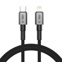 Tech-Protect Ultraboost DNA USB-C / Lightning Cable PD27W/3A 100cm Iron Grey