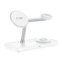 Tech-Protect QI15W-A45 3in1 Magnetic MagSafe Wireless Charger White