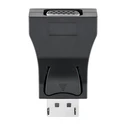 Αντάπτορας DisplayPort Goobay σε VGA 63489, gold-plated, μαύρος