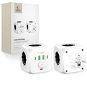 Tech-Protect PCL3X4 Power Socket 2xUSB-A, 2xUSB-C, 3xAC White