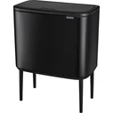 Brabantia BO Touch Bin Trash Can Matt Black 34 L
