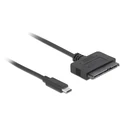 Καλώδιο USB Delock USB-C σε SATA 22-pin 63803, 6Gb/s, 50cm, μαύρο
