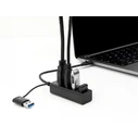USB Hub Delock 63828 4x USB 3.2 Gen 1, 5Gbps, μαύρο