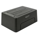 Docking Station HDD Delock 63957, clone function, 2x HDD/SSD, 6Gb/s, μαύρο