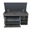 Velco Pro Systems Shoe Cabinet - Stool 80x30x49cm Gray Beech