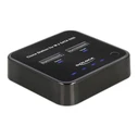 Docking Station HDD Delock 64178, clone function, 2x M.2 SSD, 6Gbps, μαύρο