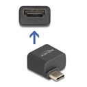Αντάπτορας USB-C Delock σε HDMI 64256, 4K/30Hz, Μαύρος