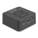Docking Station για M.2 Delock Nvme Ssd 64300, 2x, 20Gbps, Clone/Erase Function, Μαύρο