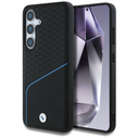 BMW Leather Textured and Smooth MagSafe Samsung Galaxy S25 black