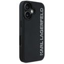 Karl Lagerfeld HC 3D Rubber Elongated Glitter Apple iPhone 16 black