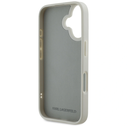 Karl Lagerfeld HC 3D Rubber Double Heads Apple iPhone 16 beige