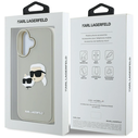 Karl Lagerfeld HC 3D Rubber Double Heads Apple iPhone 16 beige