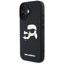 Karl Lagerfeld HC 3D Rubber Double Heads Apple iPhone 16 black