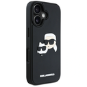 Karl Lagerfeld HC 3D Rubber Double Heads Apple iPhone 16 black