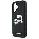 Karl Lagerfeld HC 3D Rubber Double Heads Apple iPhone 16 black