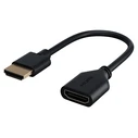 Καλώδιο HDMI Goobay 64824, Εύκαμπτος, 4K/60Hz, 18Gbps, Μαύρος