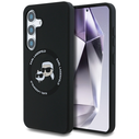 Karl Lagerfeld Silicone Double Heads And Circle MagSafe Samsung Galaxy S25 black