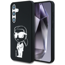 Karl Lagerfeld Silicone Graffiti Ikonik Printed Logo MagSafe Samsung Galaxy S25 black
