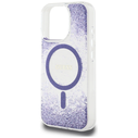 Guess HC Resin Bottom Glitter Apple iPhone 16 Pro MagSafe purple