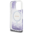 Guess HC Resin Bottom Glitter Apple iPhone 16 Pro MagSafe purple