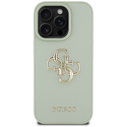 Guess Grained Big 4G Logo Small Classic Logo Apple iPhone 16 Pro Max green