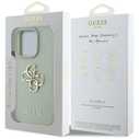 Guess Grained Big 4G Logo Small Classic Logo Apple iPhone 16 Pro Max green
