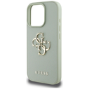 Guess Grained Big 4G Logo Small Classic Logo Apple iPhone 16 Pro green