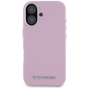 Karl Lagerfeld Saffiano Full Wrapped Elongated Metal Logo MagSafe Apple iPhone 16 pink