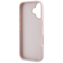 Guess Grained Big 4G Logo Small Classic Logo Apple iPhone 16 pink