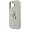 Guess Grained Big 4G Logo Small Classic Logo Apple iPhone 16 green