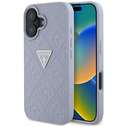 Guess Hot Stamp 4G Pattern Triangle Metal Logo Apple iPhone 16 purple