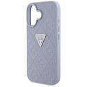 Guess Hot Stamp 4G Pattern Triangle Metal Logo Apple iPhone 16 purple