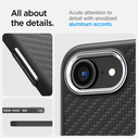 Spigen Enzo Aramid Mag MagSafe Apple iPhone 17e / 16e Matte Black
