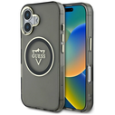 Guess IML Metal Mountain Logo MagSafe Apple iPhone 16 black