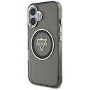Guess IML Metal Mountain Logo MagSafe Apple iPhone 16 black