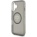 Guess IML Metal Mountain Logo MagSafe Apple iPhone 16 black