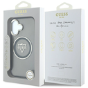 Guess IML Metal Mountain Logo MagSafe Apple iPhone 16 black